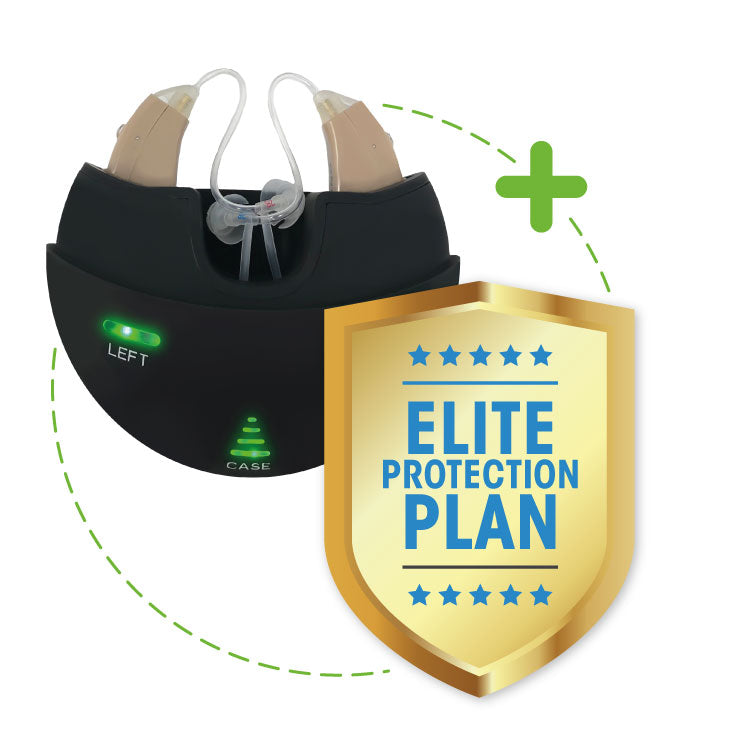 BUNDLE: Nano Model X2 Recharge Hearing Aid + Elite Protection Plan