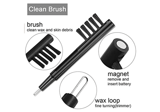 Accessories kit for CIC Recharge JH (domes + brush)