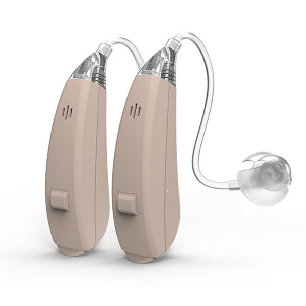 Oticon hearing aids.