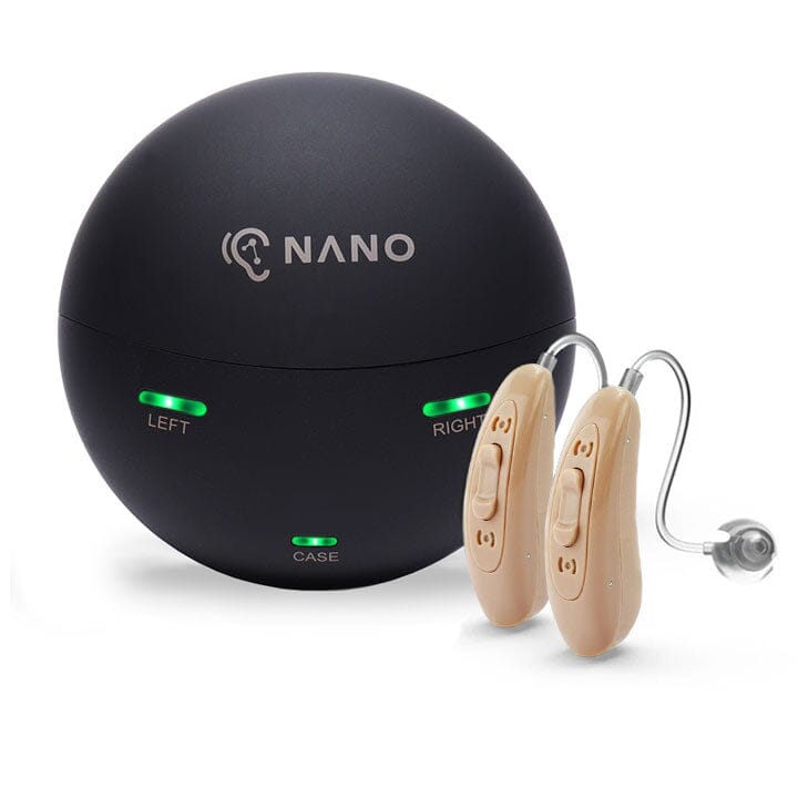 Refurbished: BUNDLE: NANO X2 Recharge OTC Hearing Aids + Elite Protection Plan
